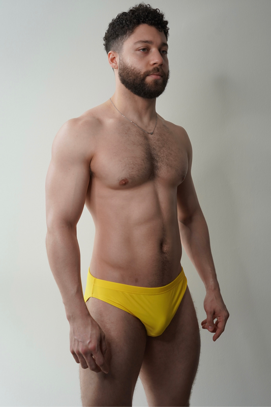hip swim brief - tangerine