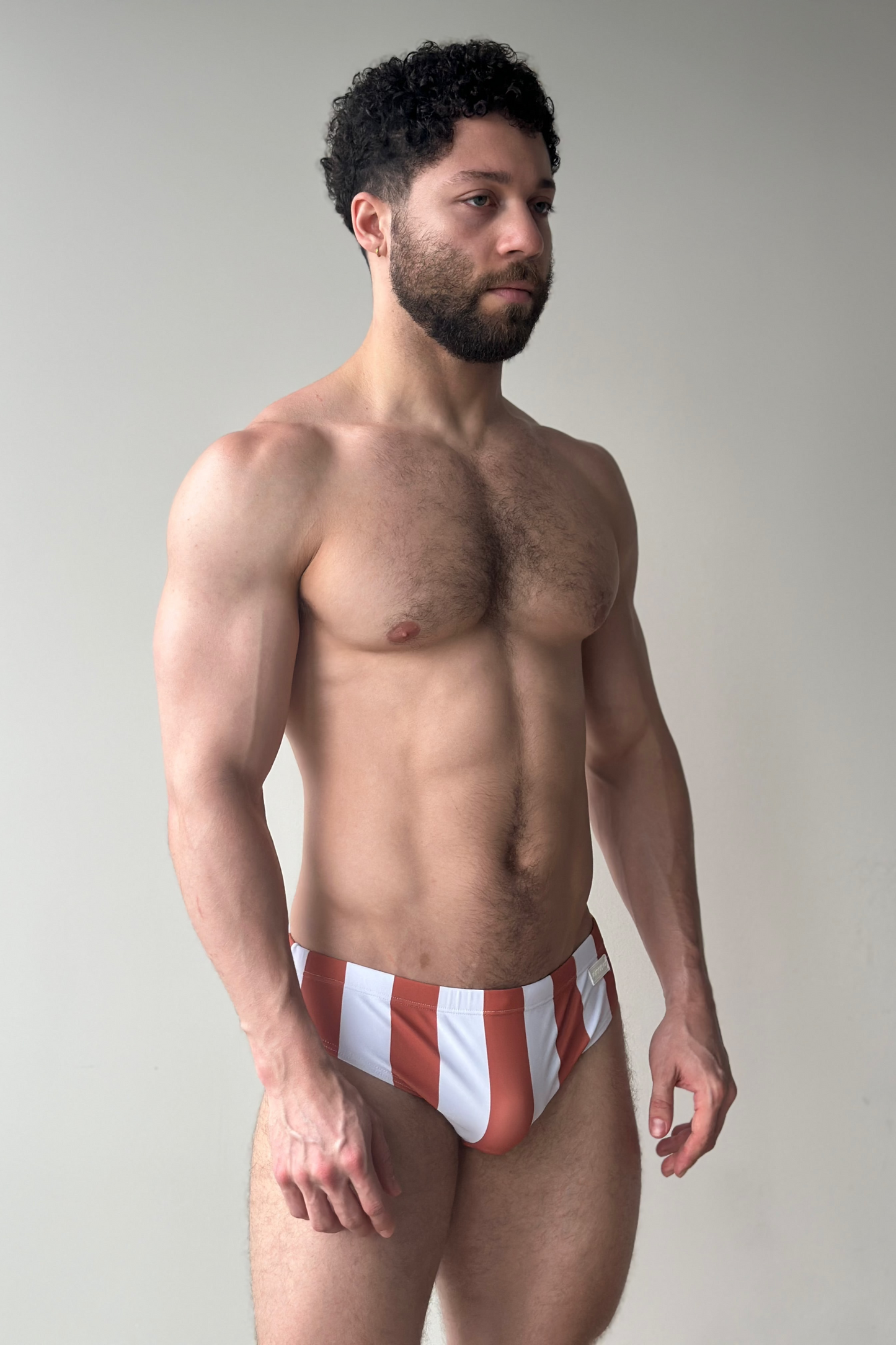 swim brief - terracota