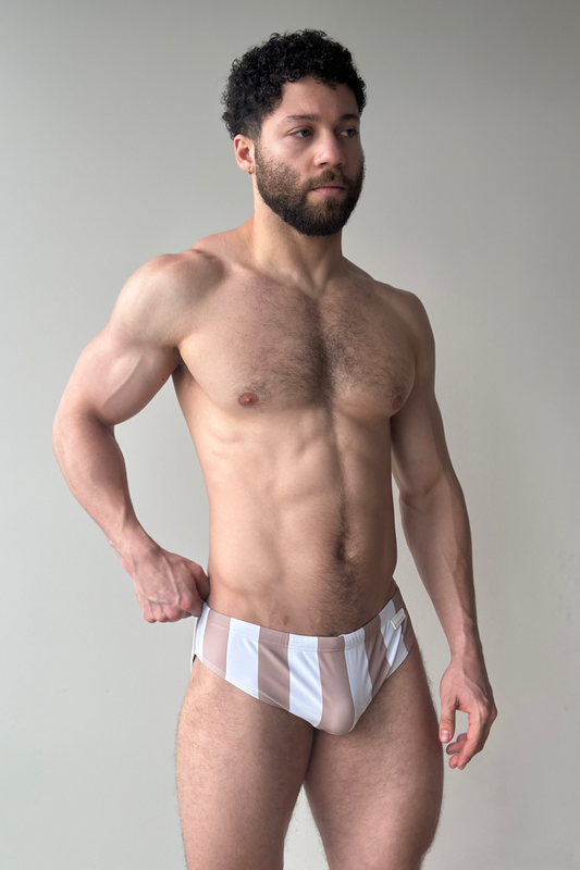 swim brief - latte