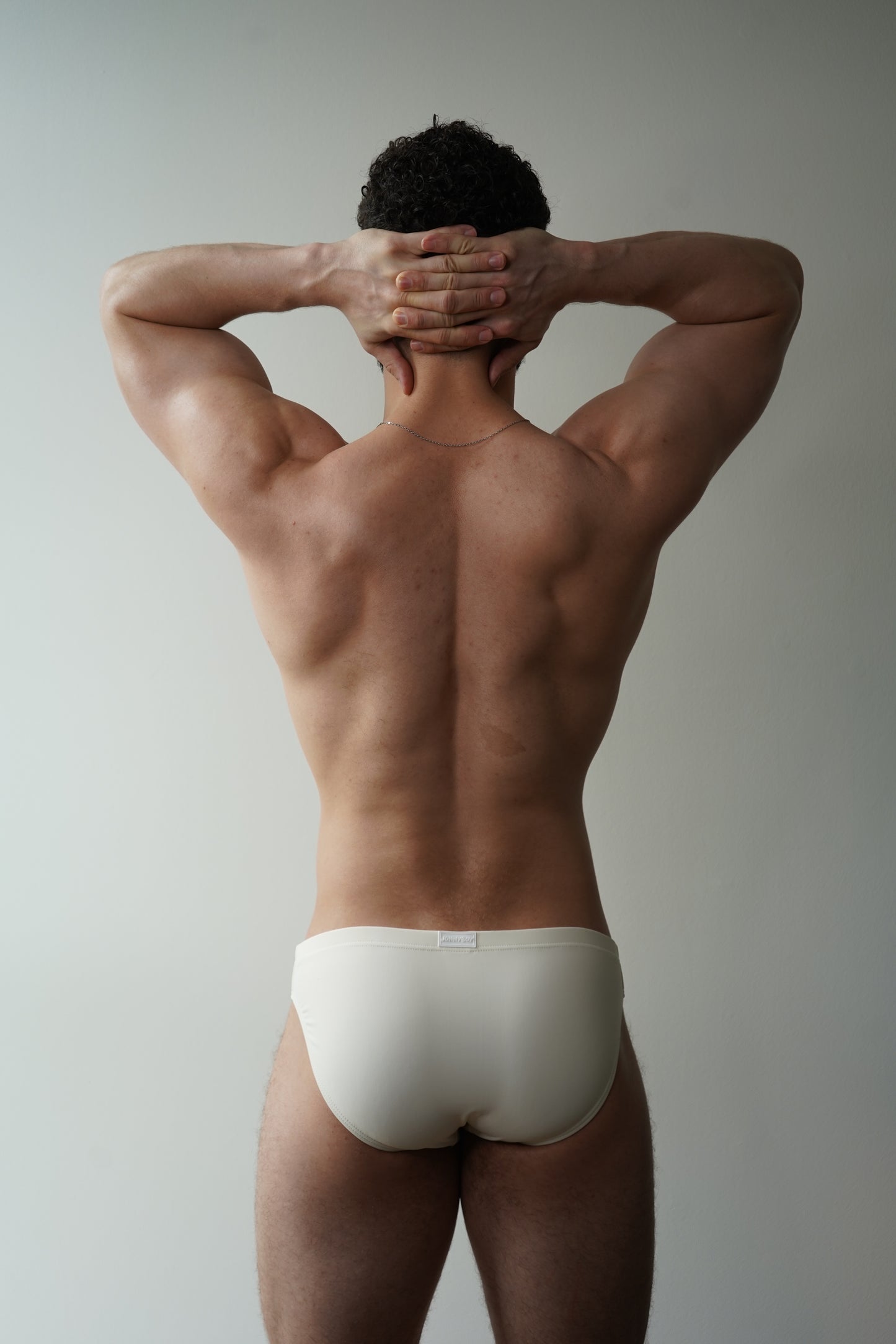 hip swim brief - ivory