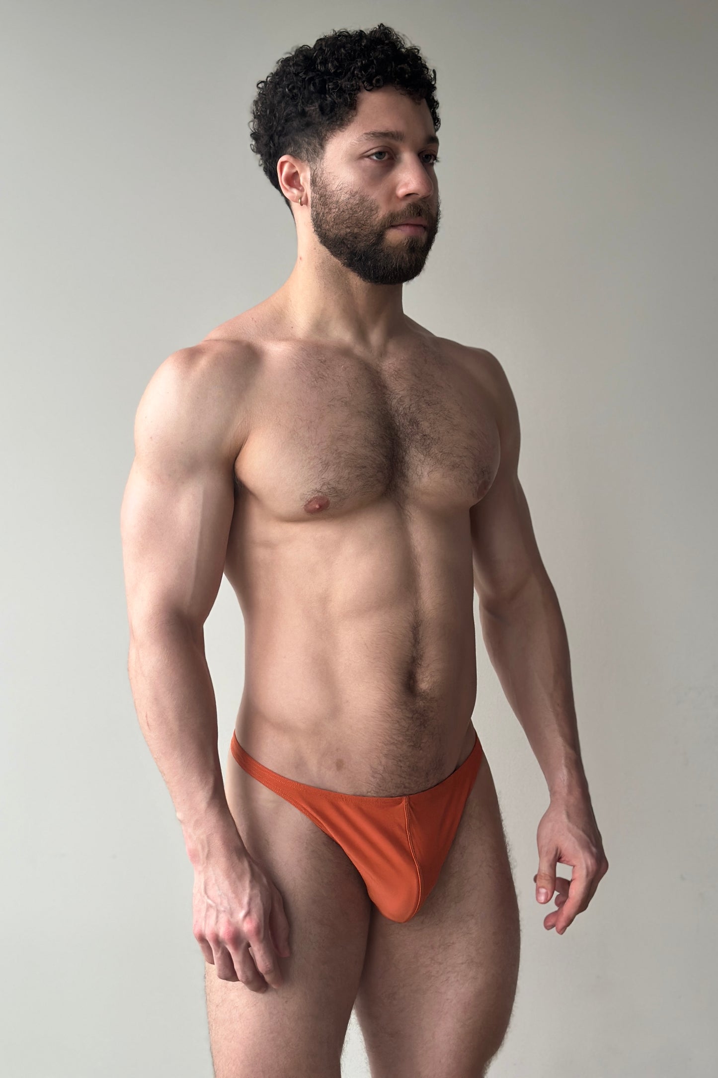 swim thong - sunset