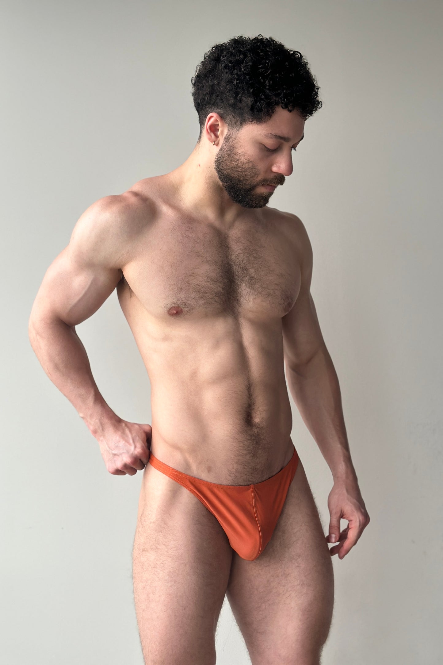 swim thong - sunset