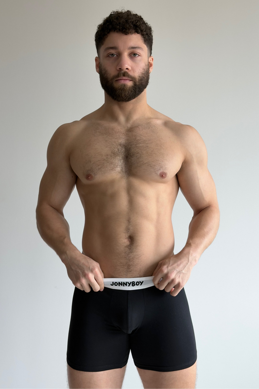 core boxer brief - black
