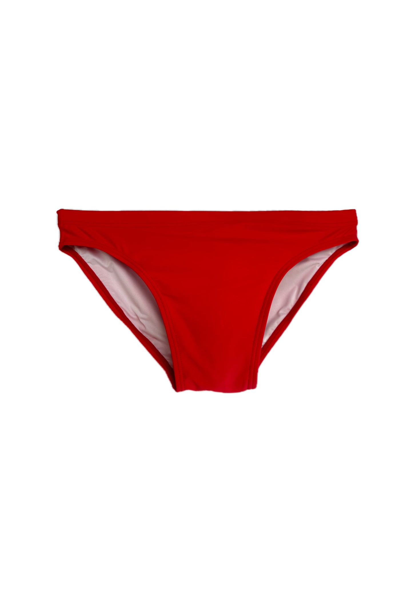 swim brief in scarlet