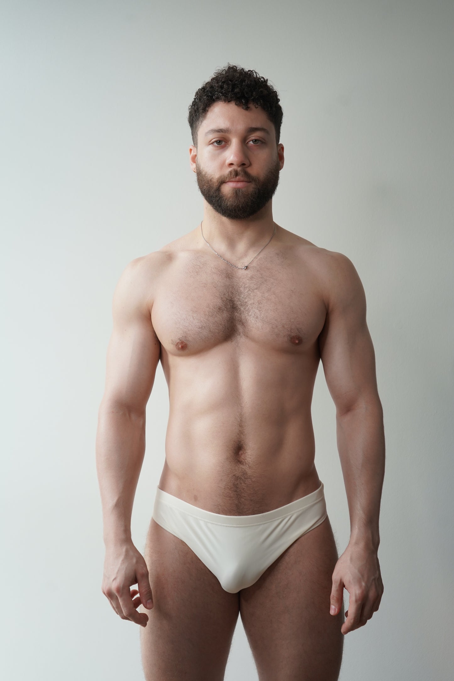 swim brief in ivory