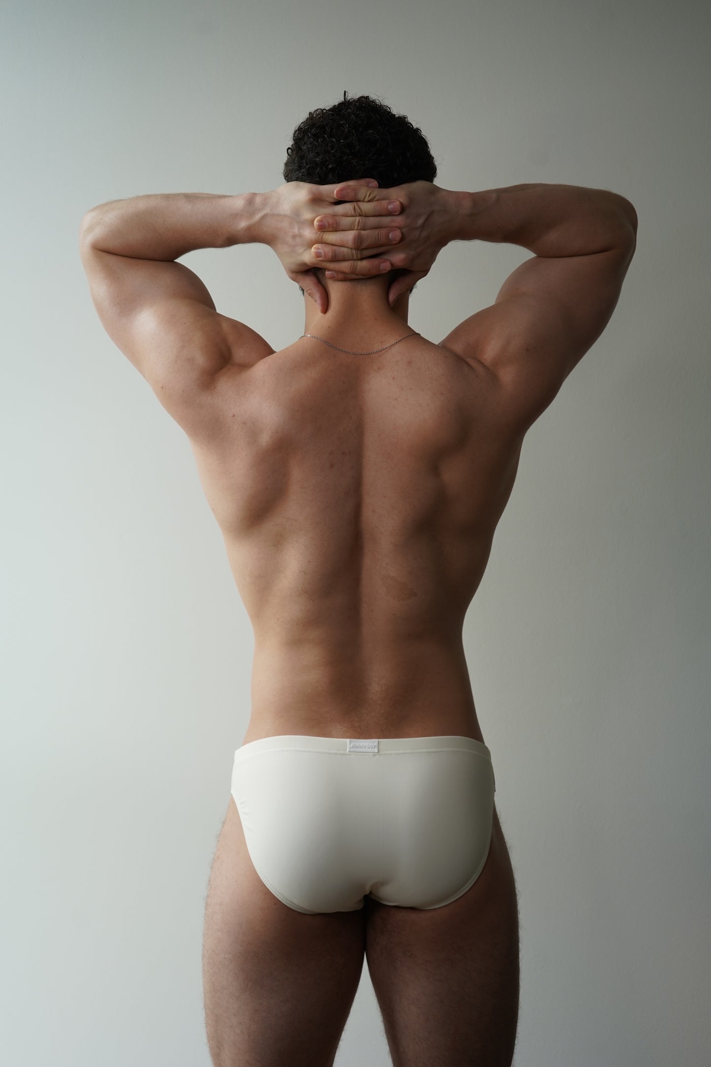 swim brief in ivory