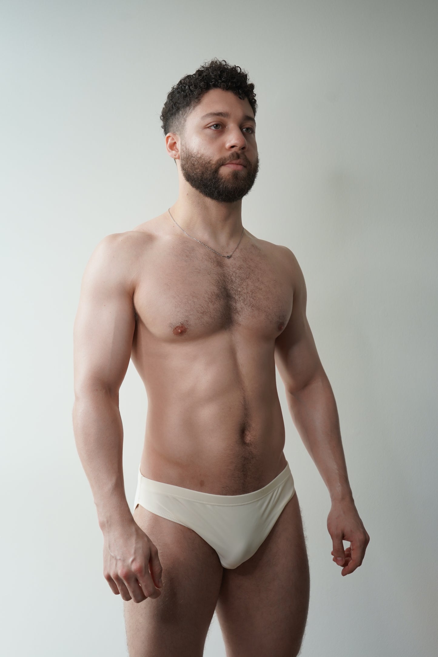 swim brief in ivory