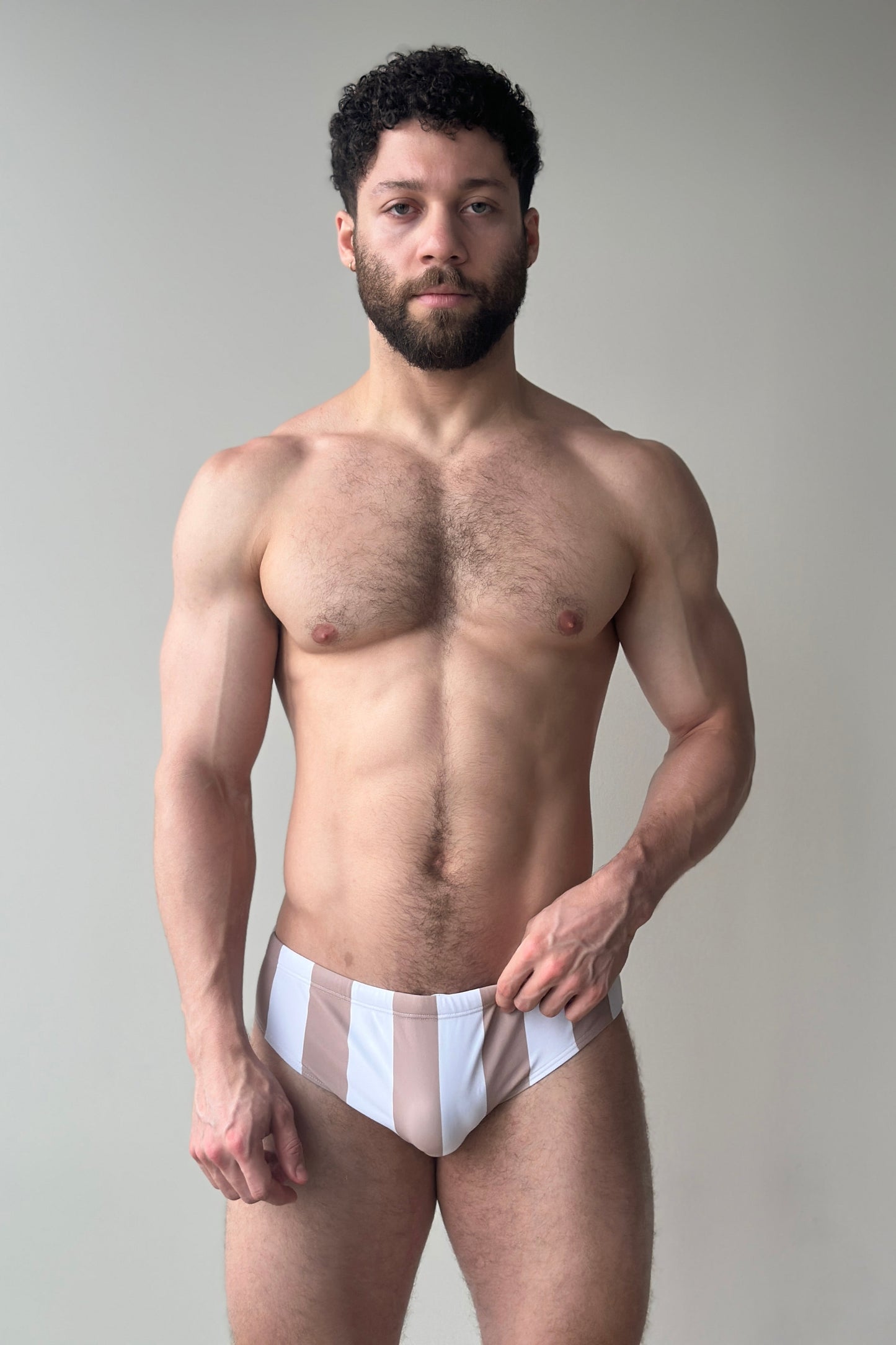 swim brief - latte
