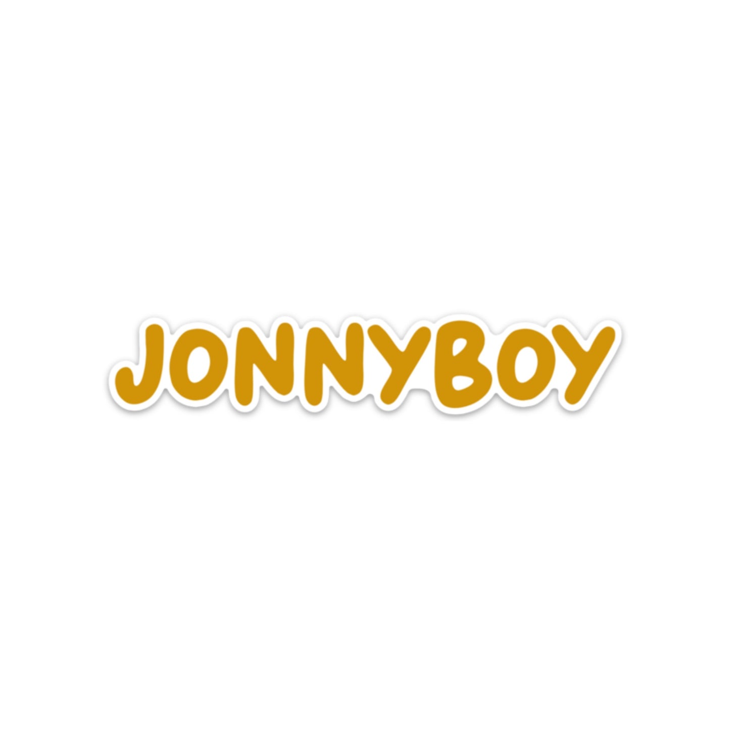 jonny boy logo sticker